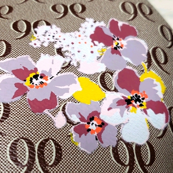 Nine West Floral 99 monogram Large satchel - Picture 4 of 10